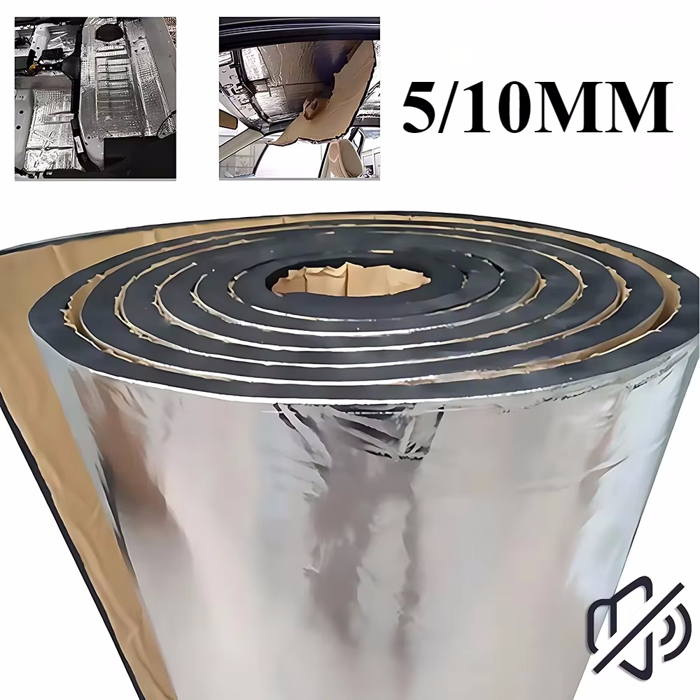 Sound Dampening Foam - 5/10mm Auto-Schalldämmungsmatte Geräuschdämpfung Wärmeisolierung Geräuschdämmungsmatte Motorhaube