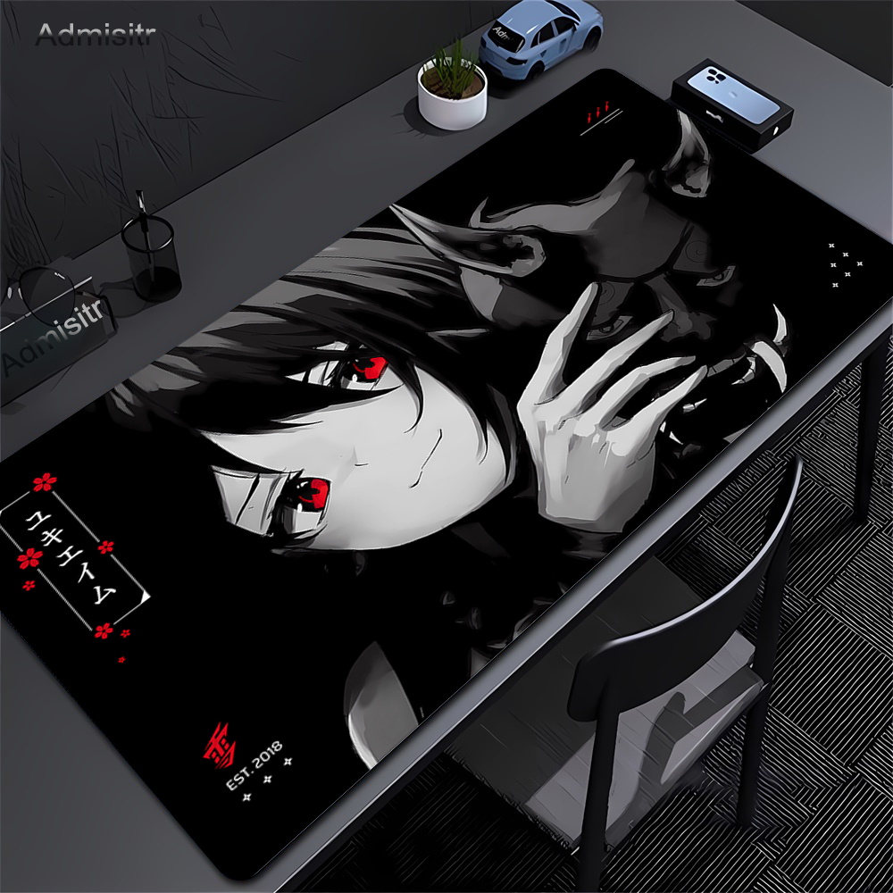 Esports Gaming Keyboard And Mouse - Anime Maske Mädchen Mauspad YUki Aim