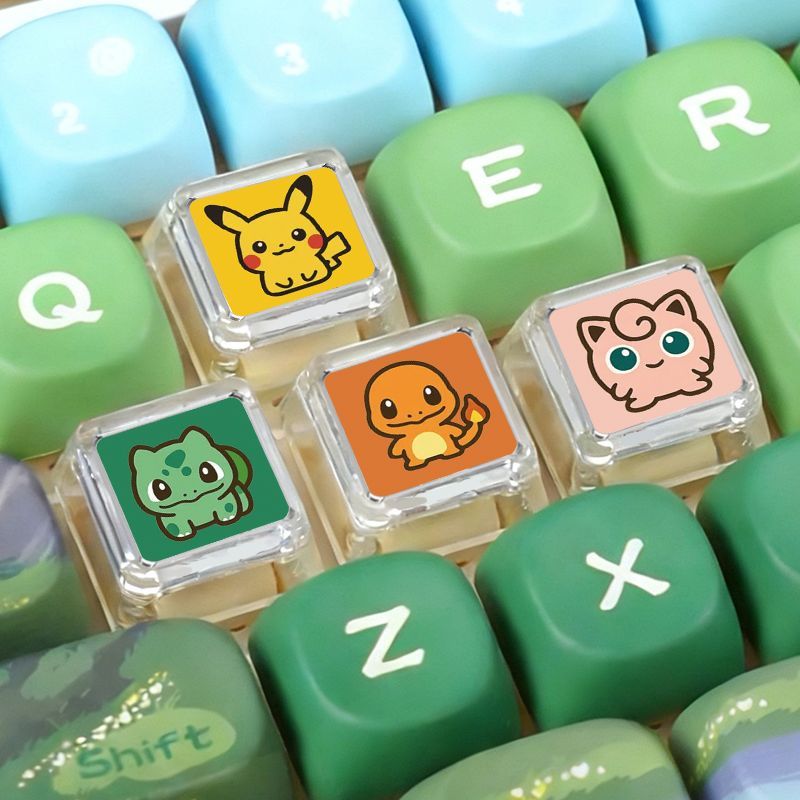 Keyboard Tenkeyless - Pokémon Cross Axle Mechanische Tastatur Tastenbeleuchtung