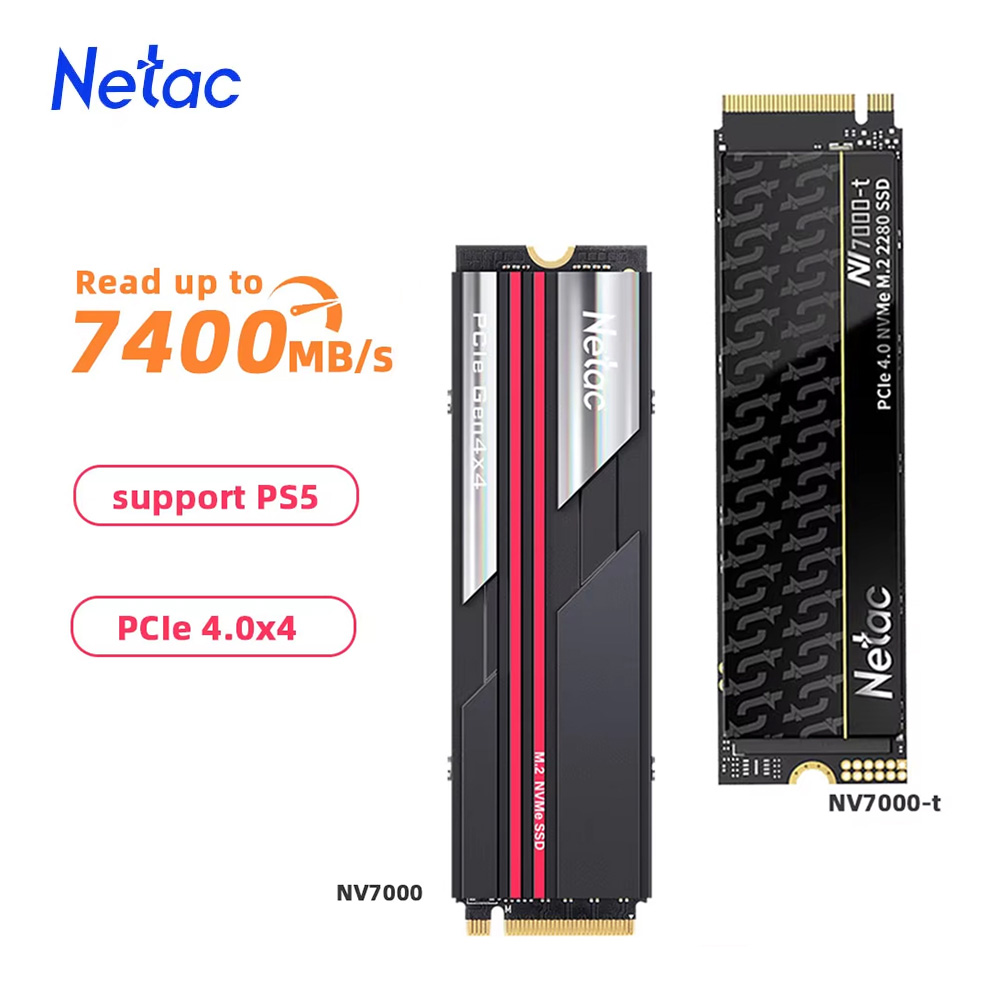 Samsung Ssd Evo 870 - Netac 7400 MB/s SSD NVMe M2