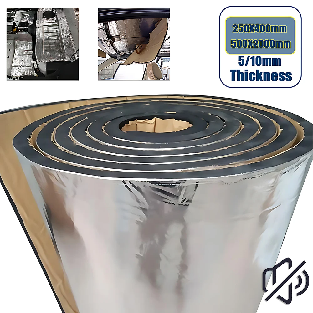 Sound Dampening Foam - 2000*500/250*400mm 5/10mm Auto Sound Matte Proofing