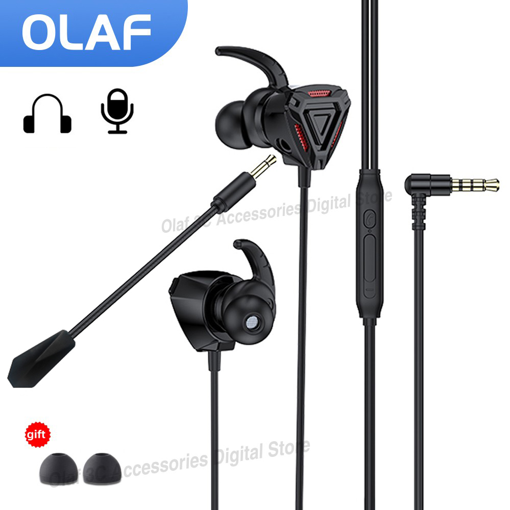 Esports Gaming Headphones - OLAF 3,5-mm-Kopfhörer mit Kabel, Gaming-Headset, Bass-Stereo-Gamer-Kopfhörer,