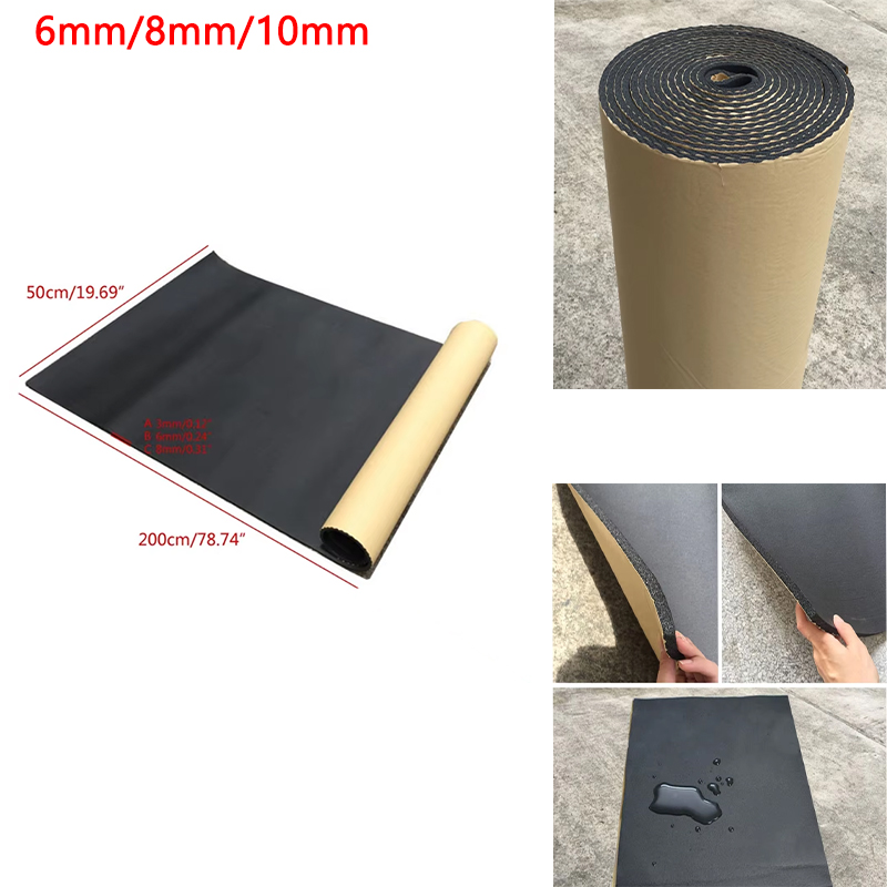 Sound Dampening Foam - 1 Rolle 200 cm x 50