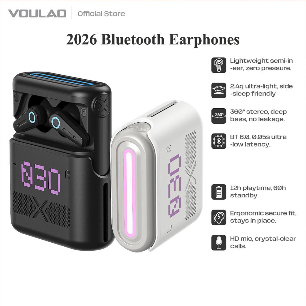 Esports Gaming Headphones - VOULAO VL03 Bluetooth-Gaming-Kopfhörer mit geringer Latenz,