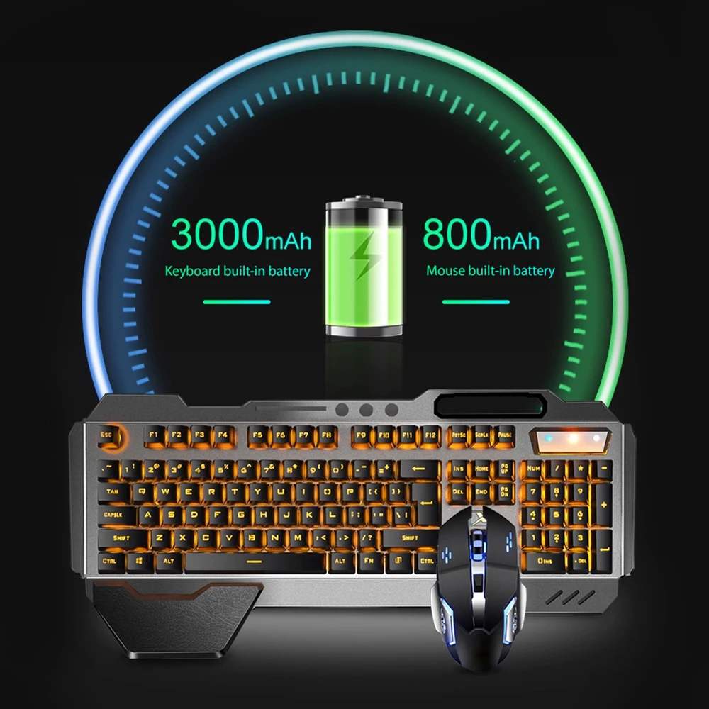 K680 wiederauf ladbare 2,4g dr – Esports Gaming Keyboard And Mouse Bewertung und Preis