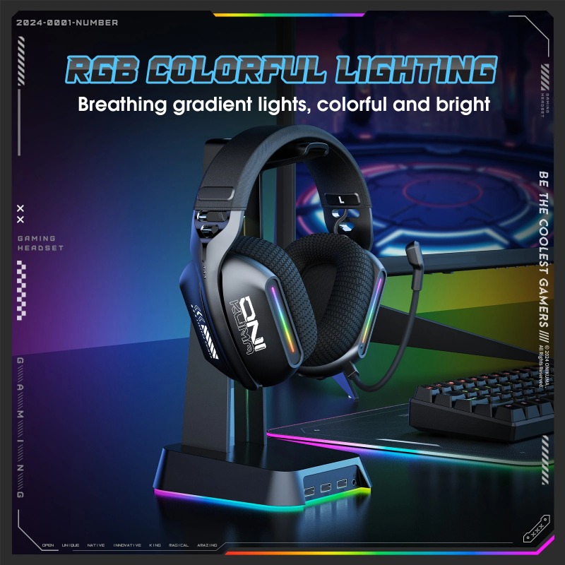 ONIKUMA GT808 Kabelloses Gamin – Esports Gaming Headphones Bewertung und Preis