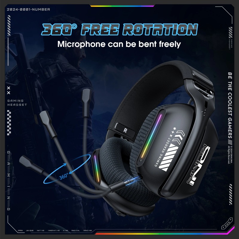 ONIKUMA GT808 Kabelloses Gamin – Esports Gaming Headphones Bewertung und Preis
