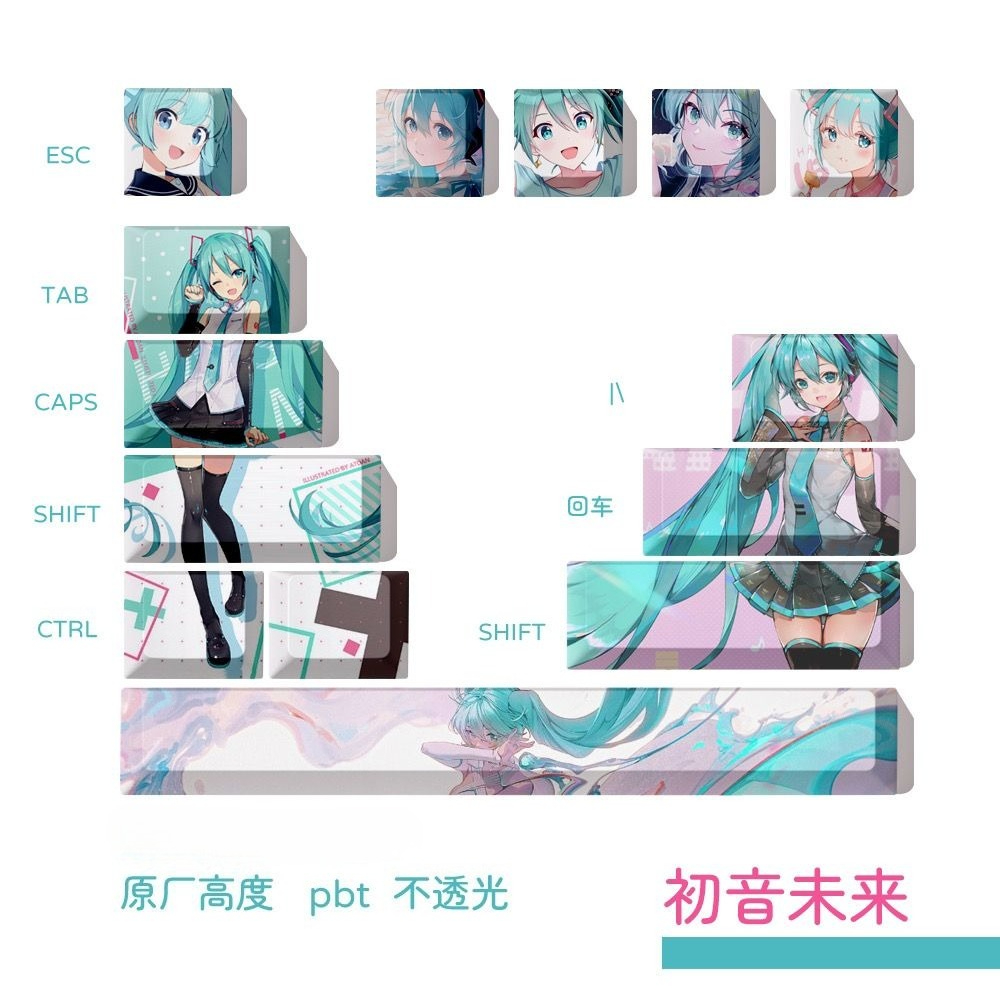 Hatsune Miku Tastenkappen, OEM – Keyboard Tenkeyless Bewertung und Preis