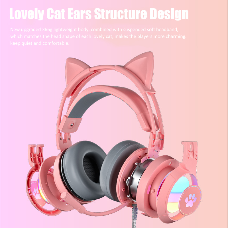 Niedliche Katzen ohr Gaming-Ko – Esports Gaming Headphones Bewertung und Preis