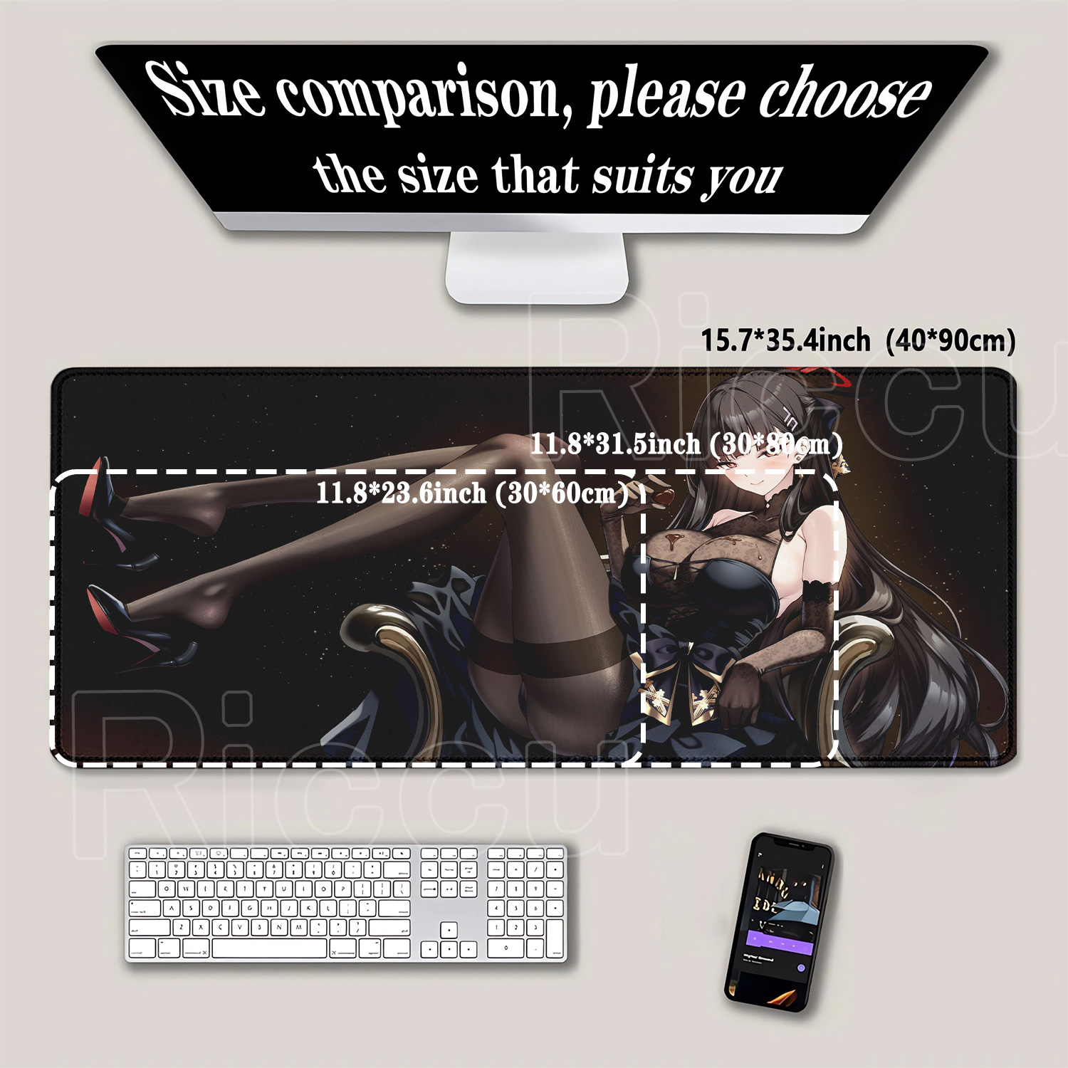 Anime-Mädchen Tsukatsuki Rio B – Esports Gaming Keyboard And Mouse Bewertung und Preis